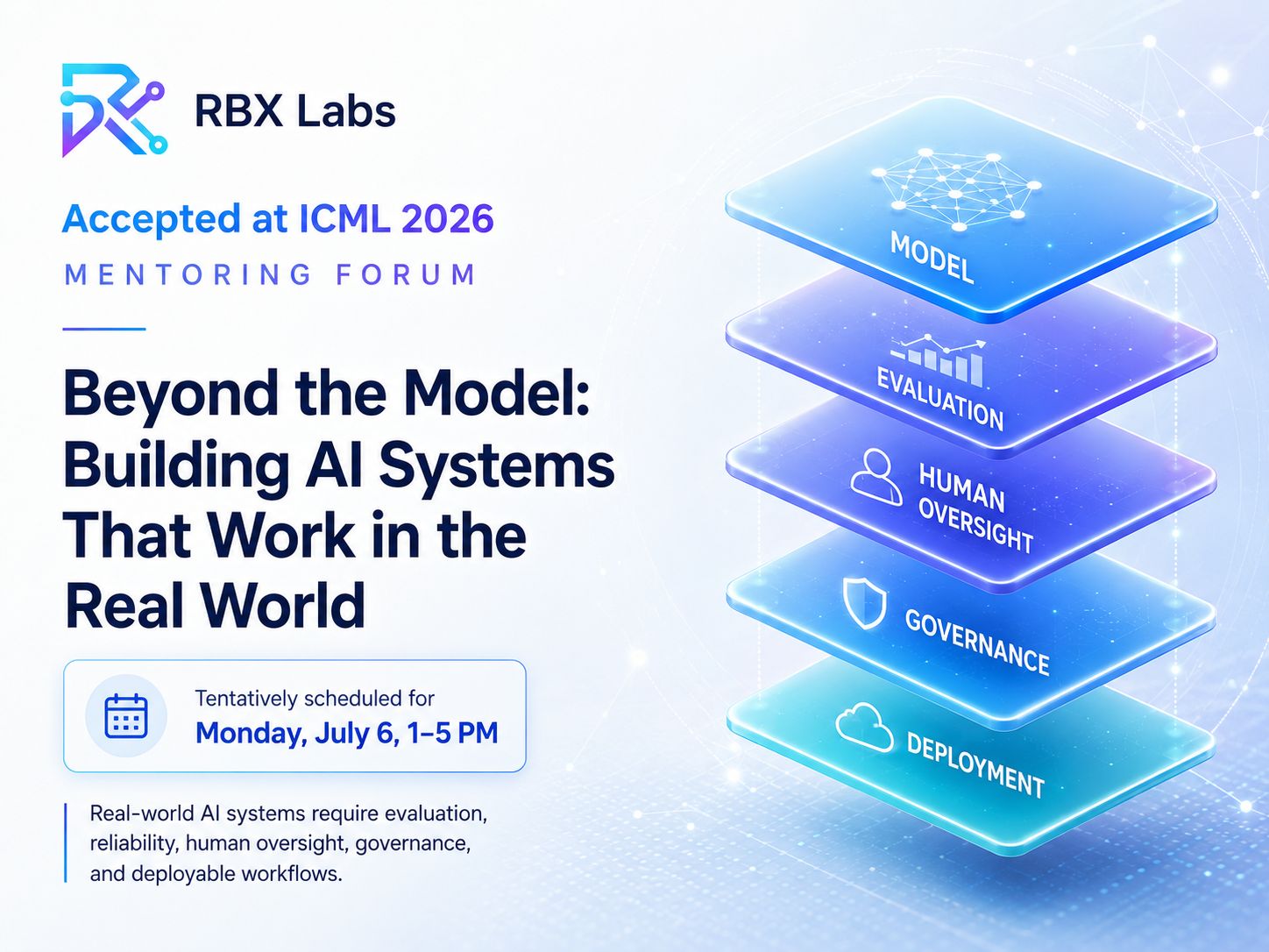 ICML 2026 mentoring forum poster