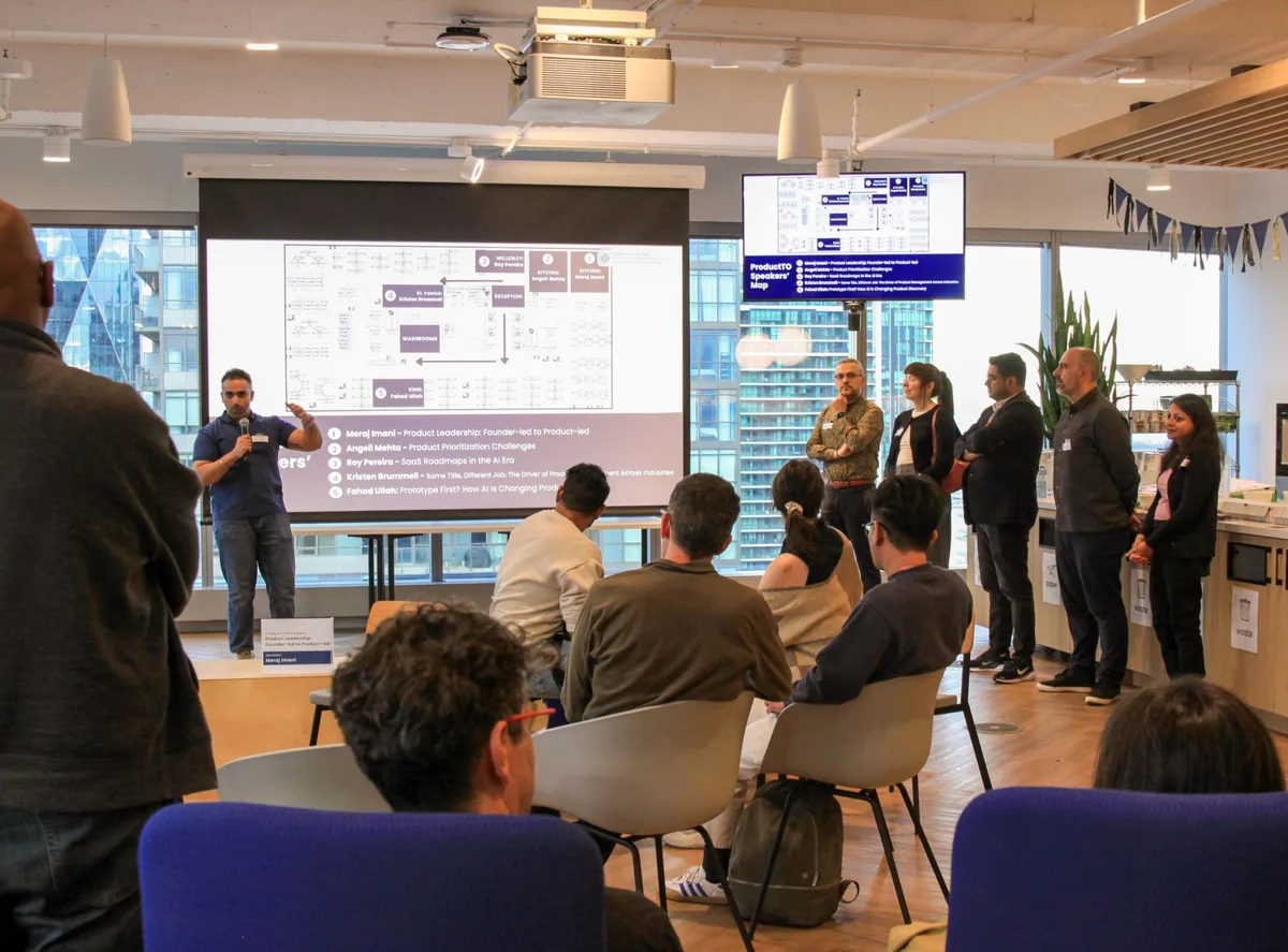 Toronto Product Management Association event poster